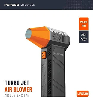 فن Porodo Turbo Jet Air Blower Duster & Fan